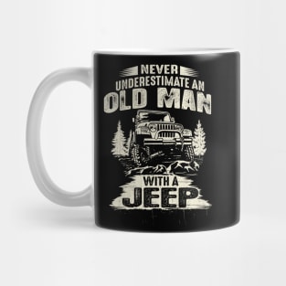 Never Underestimate an Old Man with a Jeep Mug